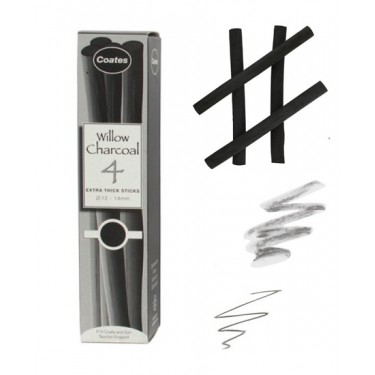 OGLJE WILLOW PALČKE SET 4  12-14 mm 